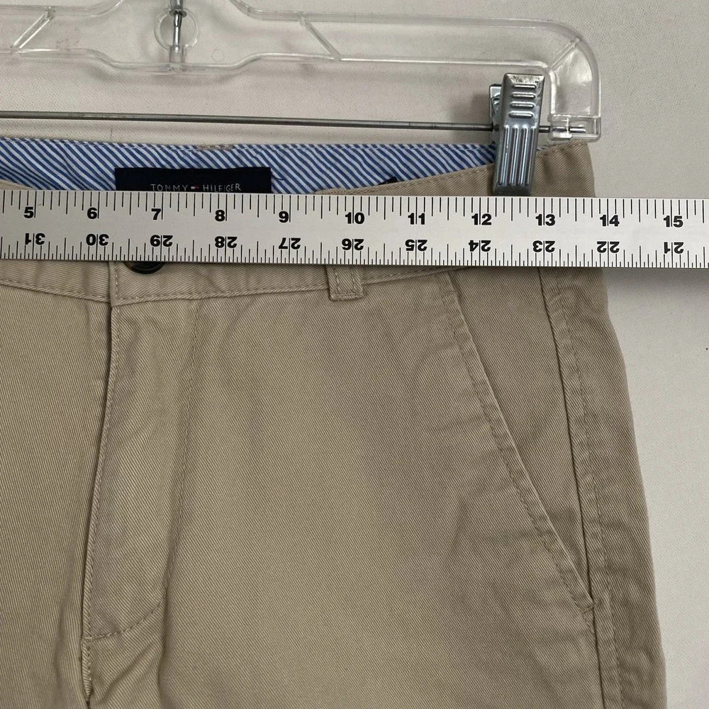 Tommy Hilfiger Chino Pants Size 14 Boys Beige Cotton Straight Leg School Preppy